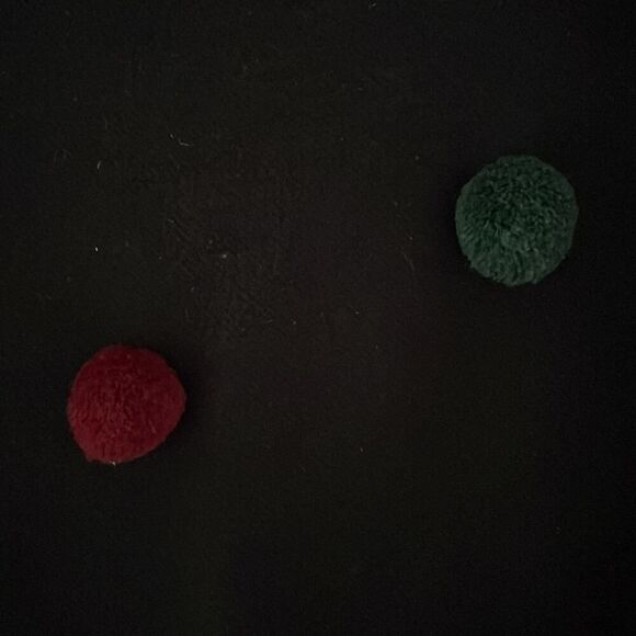 Zara Trafaluc black soft knit sweater w Pom poms M - Picture 2 of 5